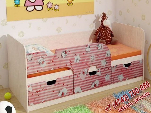 Детская кроватка "Минима" Pink